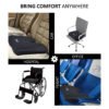 BOBO Premium Comfort Memory Foam Seat Cushion - Orthopedic Coccyx (Tailbone) Cushion for Back Pain Relief - Sciatica Pillow for Office Chair, Car Seat & Travel - Image 5