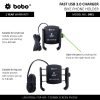 BOBO BM1 Jaw-Grip Bike Phone Holder (with fast USB 3.0 charger) Motorcycle Mobile Mount - Image 3