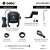 BOBO BM1 Jaw-Grip Bike Phone Holder (with fast USB 3.0 charger) Motorcycle Mobile Mount - Image 6
