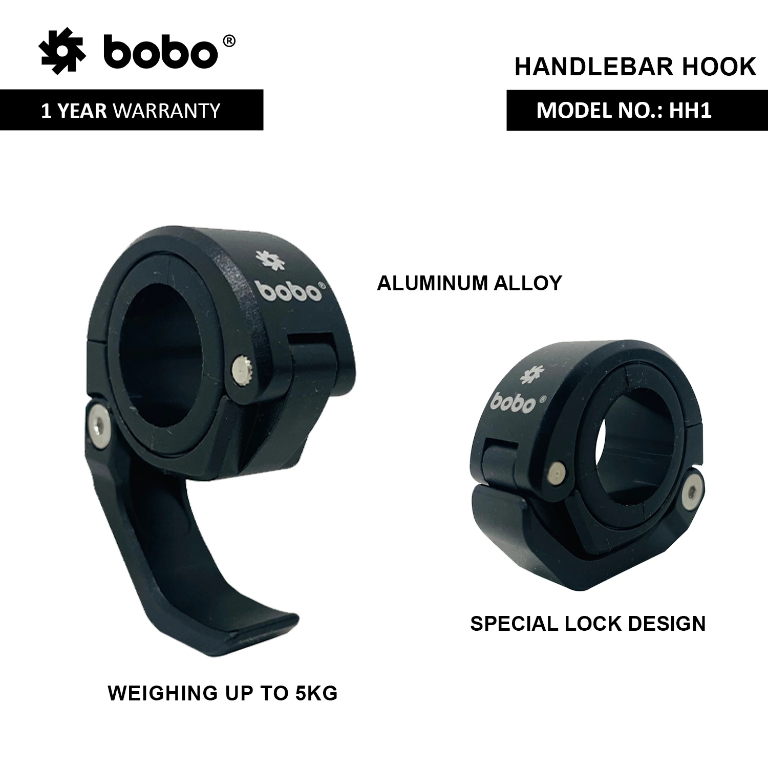 BOBO HH1 Handlebar Hook - Image 2
